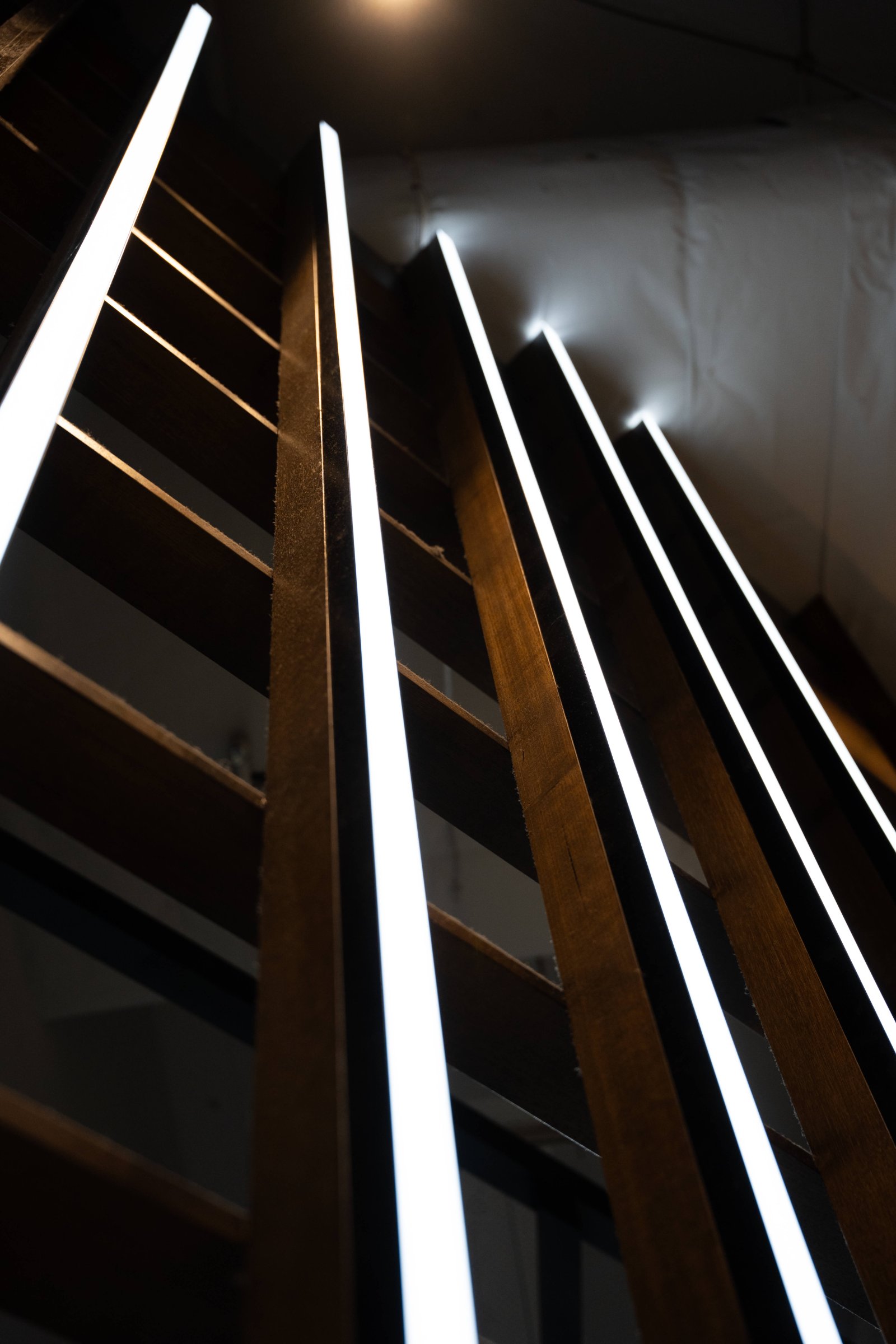 Lemon Head — timber batten lighting detail