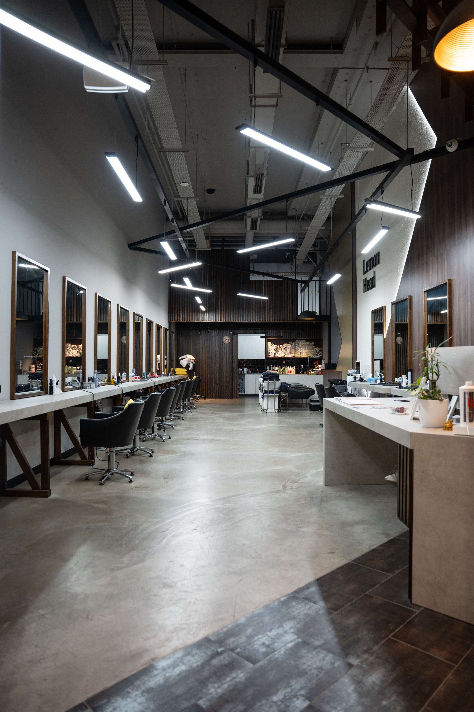 Lemon Head — salon floor