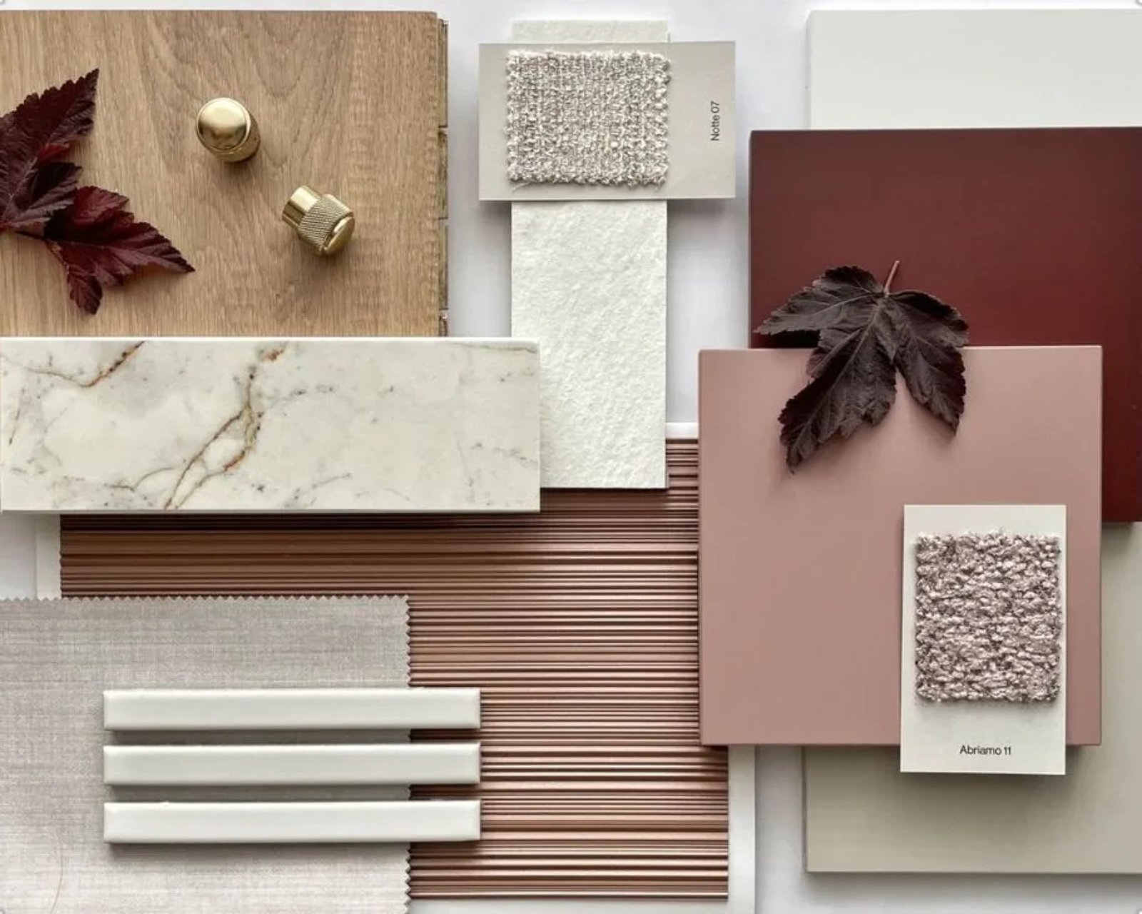 Materials flat-lay